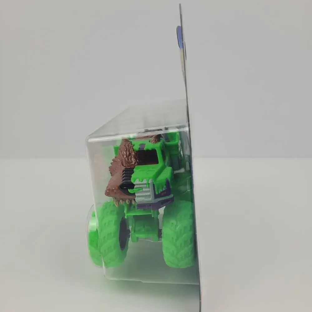 2026 Hot Wheels Monster Trucks Big Rigs Wreckin Wolf Green Purple 1:64 Diecast